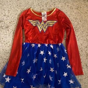 Halloween Superhero Costume Red and Blue